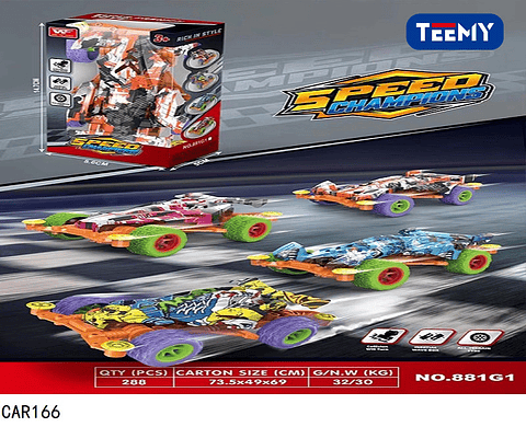 CARRO JUGUETE  , PRECIO PUBLICADO ES AL POR MAYOR Y DEBEN SER 3 UNIDADES DEL MISMO  (CAR166)