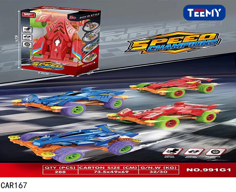 CARRO JUGUETE  , PRECIO PUBLICADO ES AL POR MAYOR Y DEBEN SER 3 UNIDADES DEL MISMO  (CAR167) 1