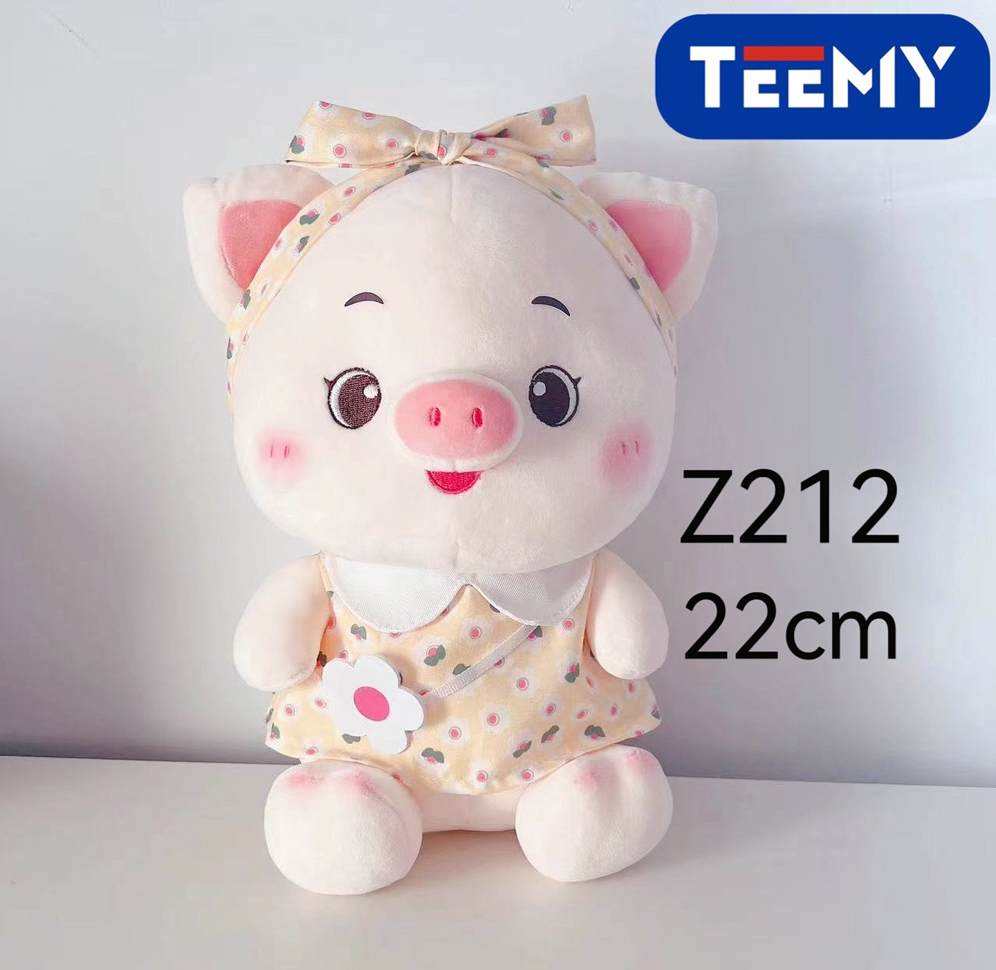 PELUCHE CHANCHO 22 CM, PRECIO PUBLICADO ES AL POR MAYOR Y DEBEN SER 3 UNIDADES DEL MISMO  (Z212) 1