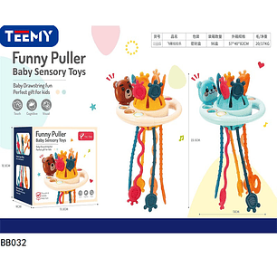 JUGUETE SENSORIAL BEBE,  PRECIO PUBLICADO ES AL POR MAYOR Y DEBEN SER 3 UNIDADES DEL MISMO 