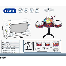 JUGUETE MUSICAL BATERIA , PRECIO PUBLICADO ES AL POR MAYOR Y DEBEN SER 4 UNIDADES DEL MISMO 