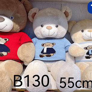 PELUCHE OSO 55 CM  , PRECIO PUBLICADO ES AL POR MAYOR Y DEBEN SER 4 UNIDADES DEL MISMO 