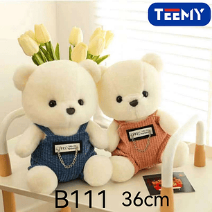 PELUCHE OSO 36 CM  , PRECIO PUBLICADO ES AL POR MAYOR Y DEBEN SER 4 UNIDADES DEL MISMO 