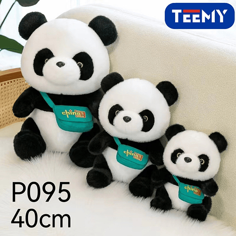 PELUCHE PANDA 40 CM , PRECIO PUBLICADO ES AL POR MAYOR Y DEBEN SER 3 UNIDADES DEL MISMO  (P095)