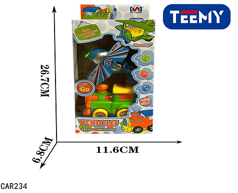 TREN CON AVION JUGUETE  , PRECIO PUBLICADO ES AL POR MAYOR Y DEBEN SER 3 UNIDADES DEL MISMO  (CAR234)