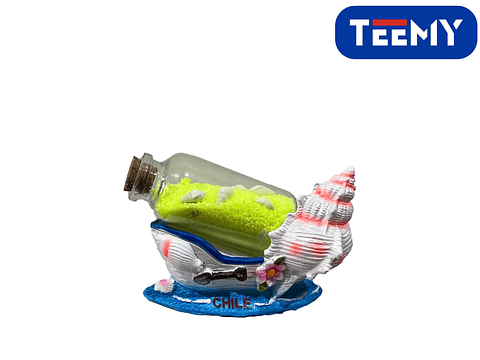 SOUVENIR CHILE MAR , PRECIO PUBLICADO ES AL POR MAYOR Y DEBEN SER 3 UNIDADES DEL MISMO  (WH42)