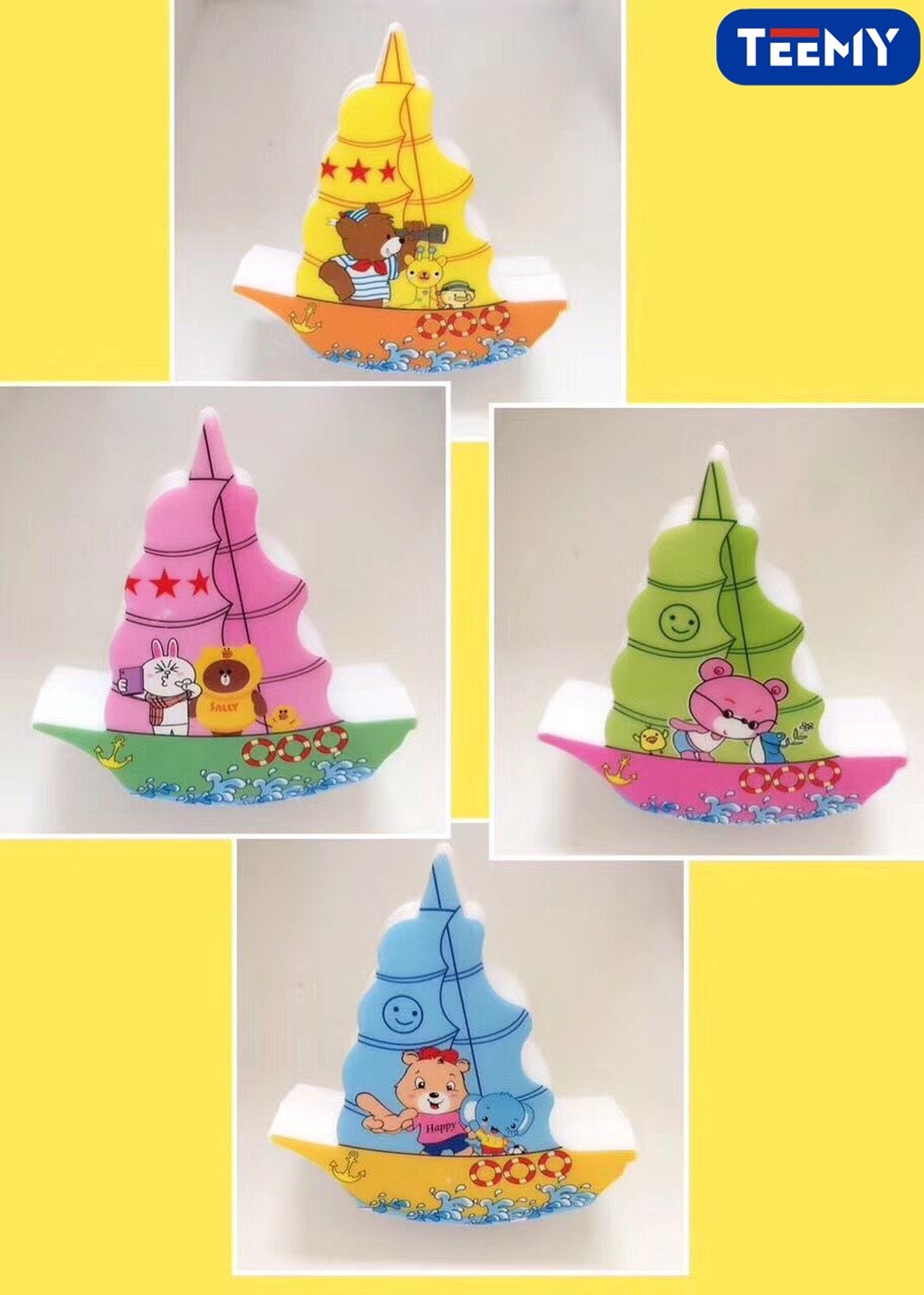 ENCHUFE LUZ CON FIGURAS PAQUETE 12 PIEZAS (YD801) 1