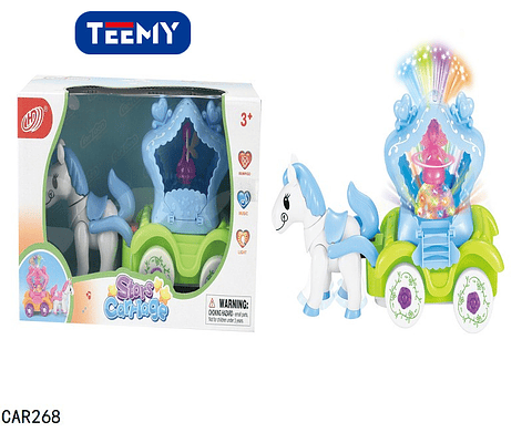 CARRUAJE CON LUCES  , PRECIO PUBLICADO ES AL POR MAYOR Y DEBEN SER 3 UNIDADES DEL MISMO  (CAR268)