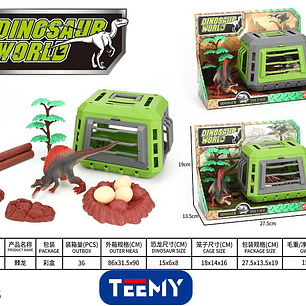 SET DINOSAURIOS CON ACCESORIOS , PRECIO PUBLICADO ES AL POR MAYOR Y DEBEN SER 4 UNIDADES DEL MISMO 