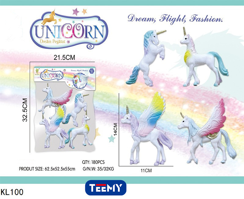 SET DE UNICORNIOS  , PRECIO PUBLICADO ES AL POR MAYOR Y DEBEN SER 3 UNIDADES DEL MISMO  (KL100) 1