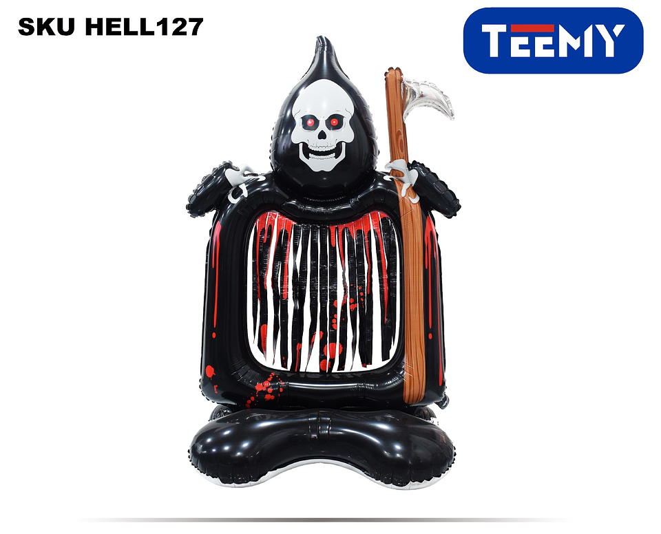 GLOBOS HALLOWEEN PAQUETE 6 PZAS MEDIDAS 125 X 69 (HELL127) 1