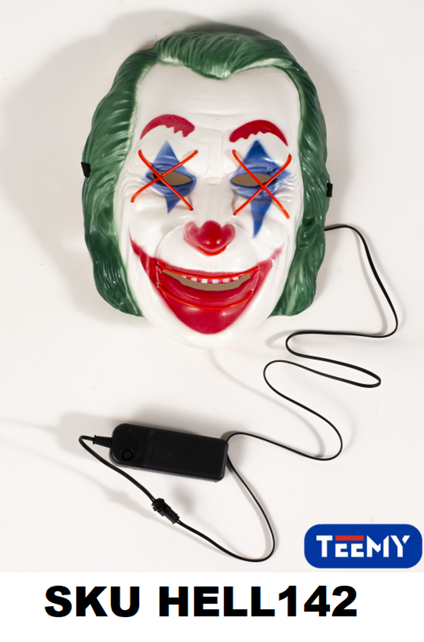 MASCARA DE HALLOWEEN BRILLA  , PRECIO PUBLICADO ES AL POR MAYOR Y DEBEN SER 3 UNIDADES DEL MISMO  (HELL142) 1