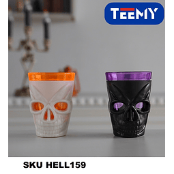 VASOS HALLOWEEN PAQUETE 12 PZAS