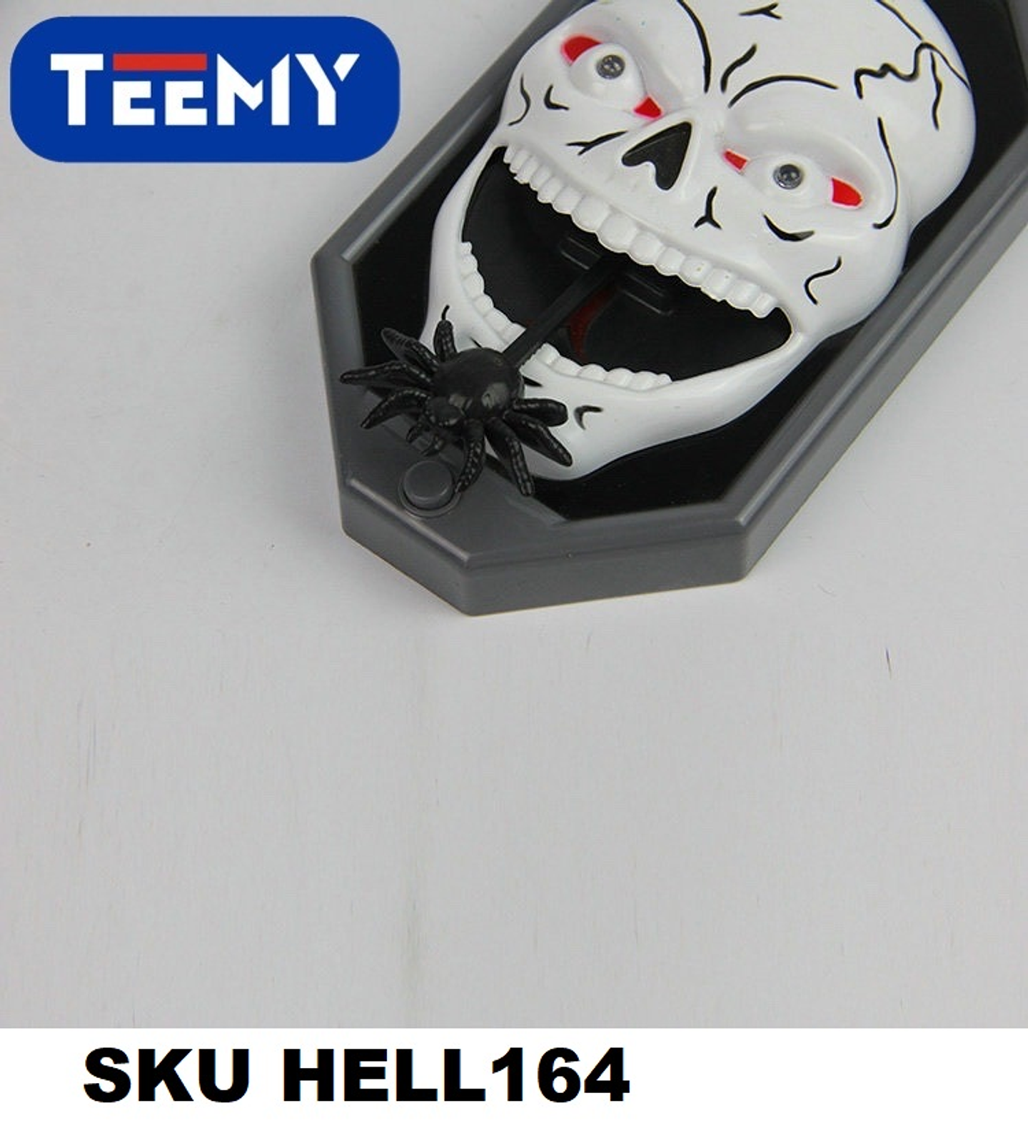 TIMBRE CALABERA CON ARAÑA  , 3 DEL MISMO POR MAYOR  (HELL164) 1