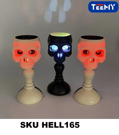 VASOS HALLOWEEN PAQUETE 12 PZAS (HELL165)