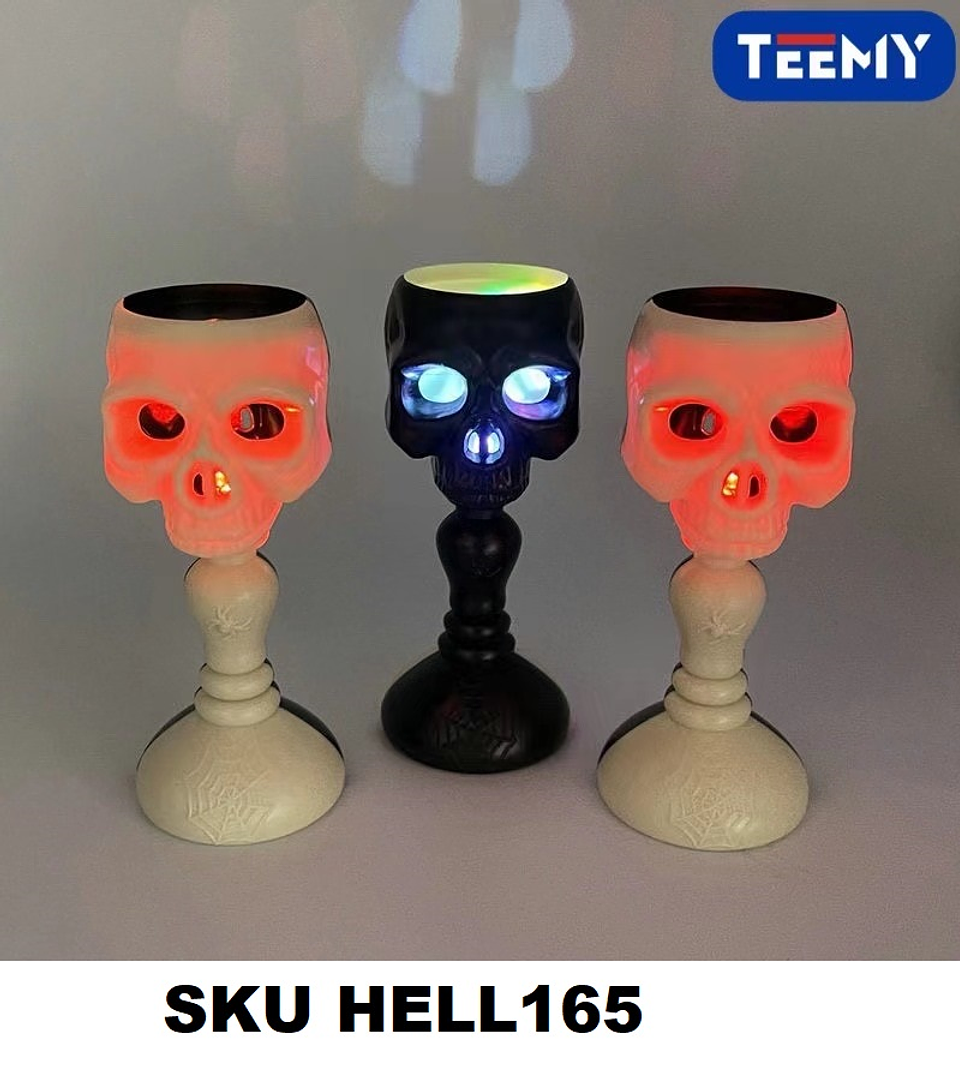 VASOS HALLOWEEN PAQUETE 12 PZAS (HELL165) 1