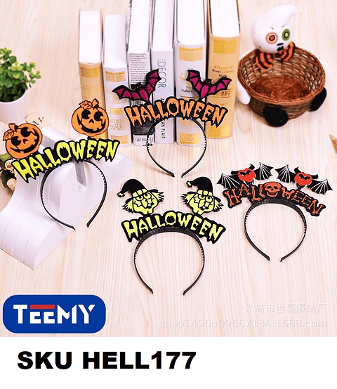 CINTILLO HALLOWEEN AL POR MAYOR 12 UND (HELL177)