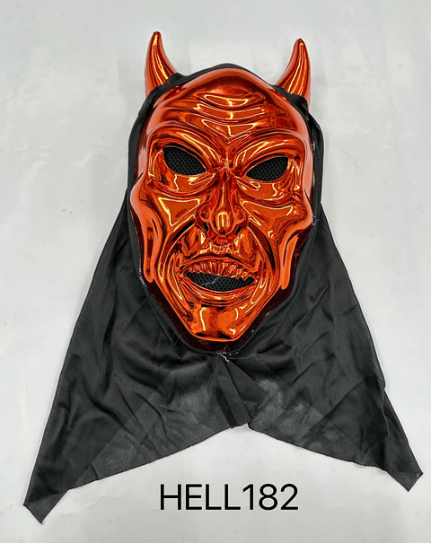 MASCARA HALLOWEEN PAQUETE 12 PIEZAS (HELL182)