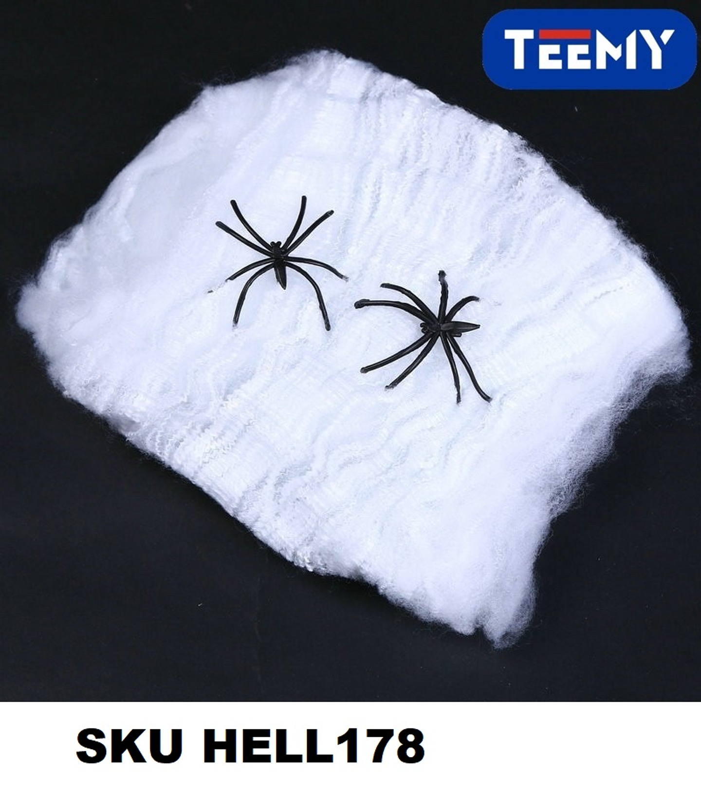 TELARAÑAS CON ARAÑITAS PAQUETE 12 PZAS (HELL178) 1