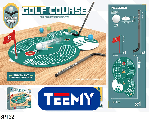 MINI GOLF , PRECIO PUBLICADO ES AL POR MAYOR Y DEBEN SER 3 UNIDADES DEL MISMO 