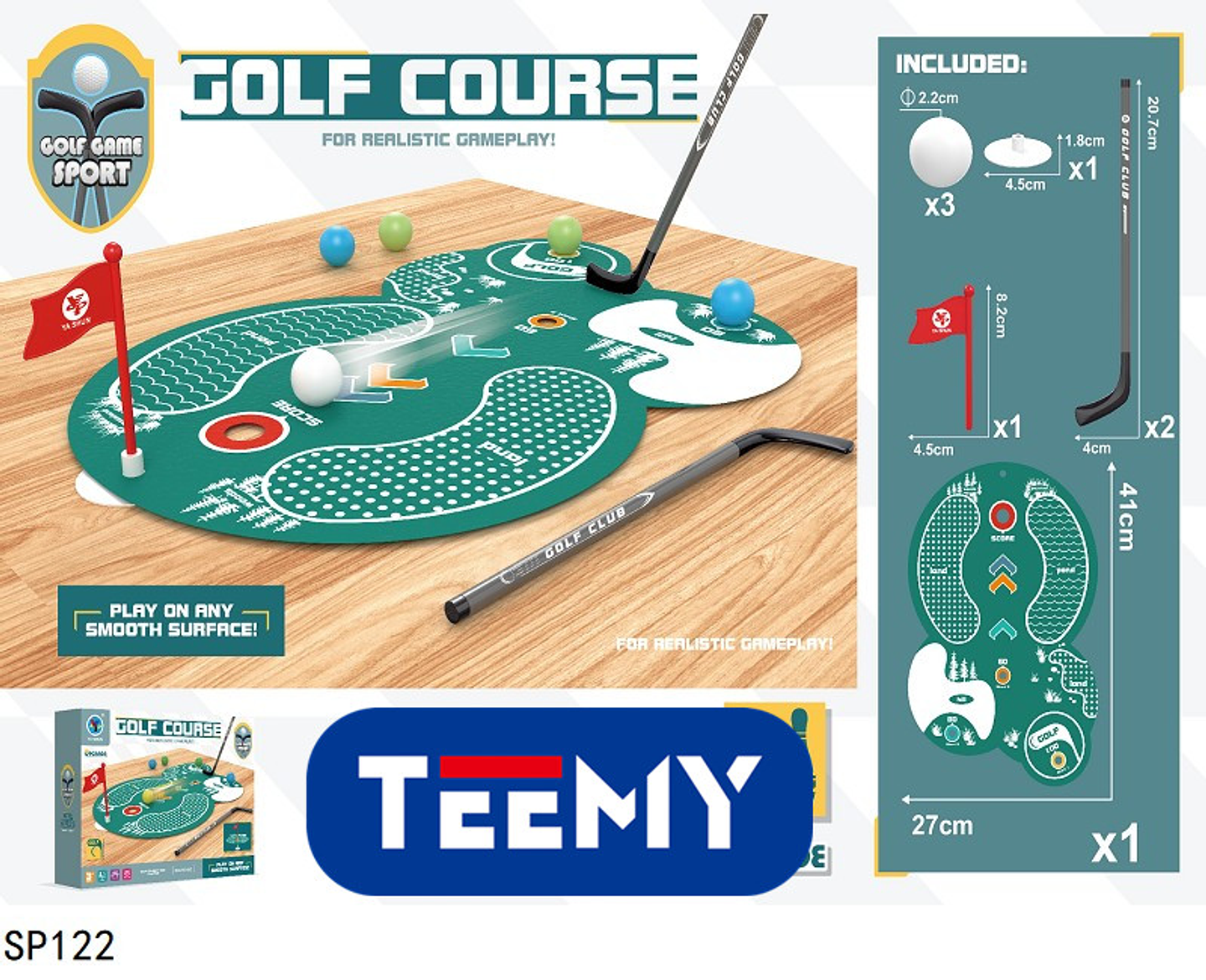 MINI GOLF , PRECIO PUBLICADO ES AL POR MAYOR Y DEBEN SER 3 UNIDADES DEL MISMO  (SP122) 1