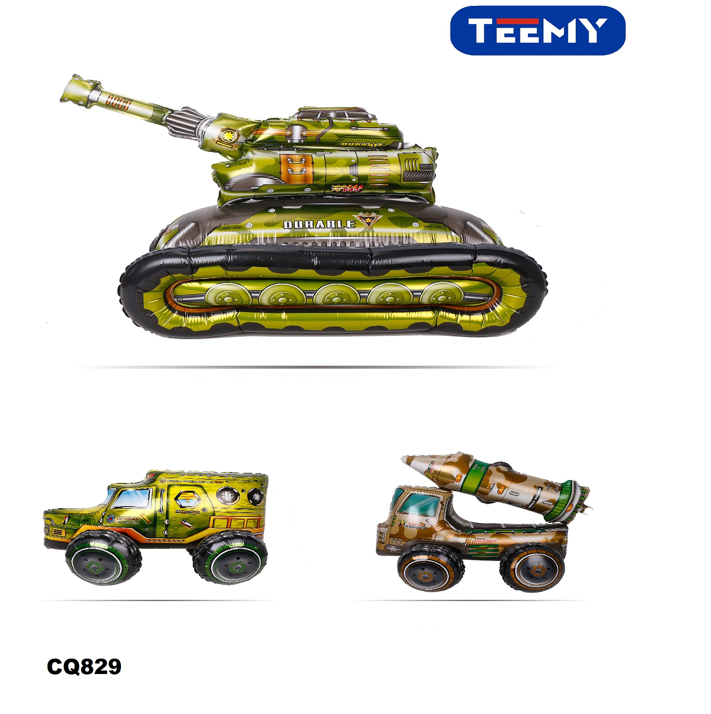 GLOBOS CUMPLEAÑOS MILITAR PAQUETE 5 PIEZAS (CQ829) 1