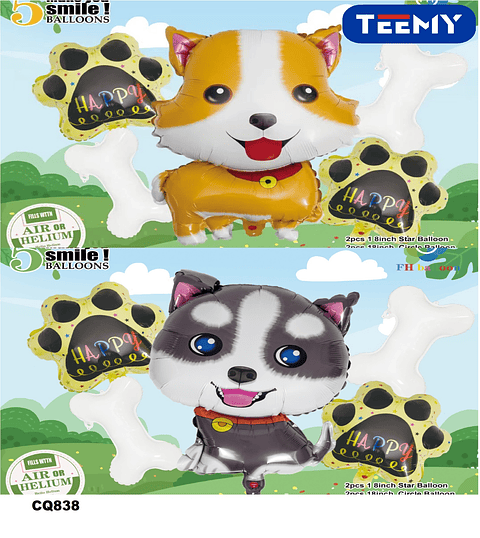 GLOBOS CUMPLEAÑOS PAQUETE 6 PIEZAS (CQ838)