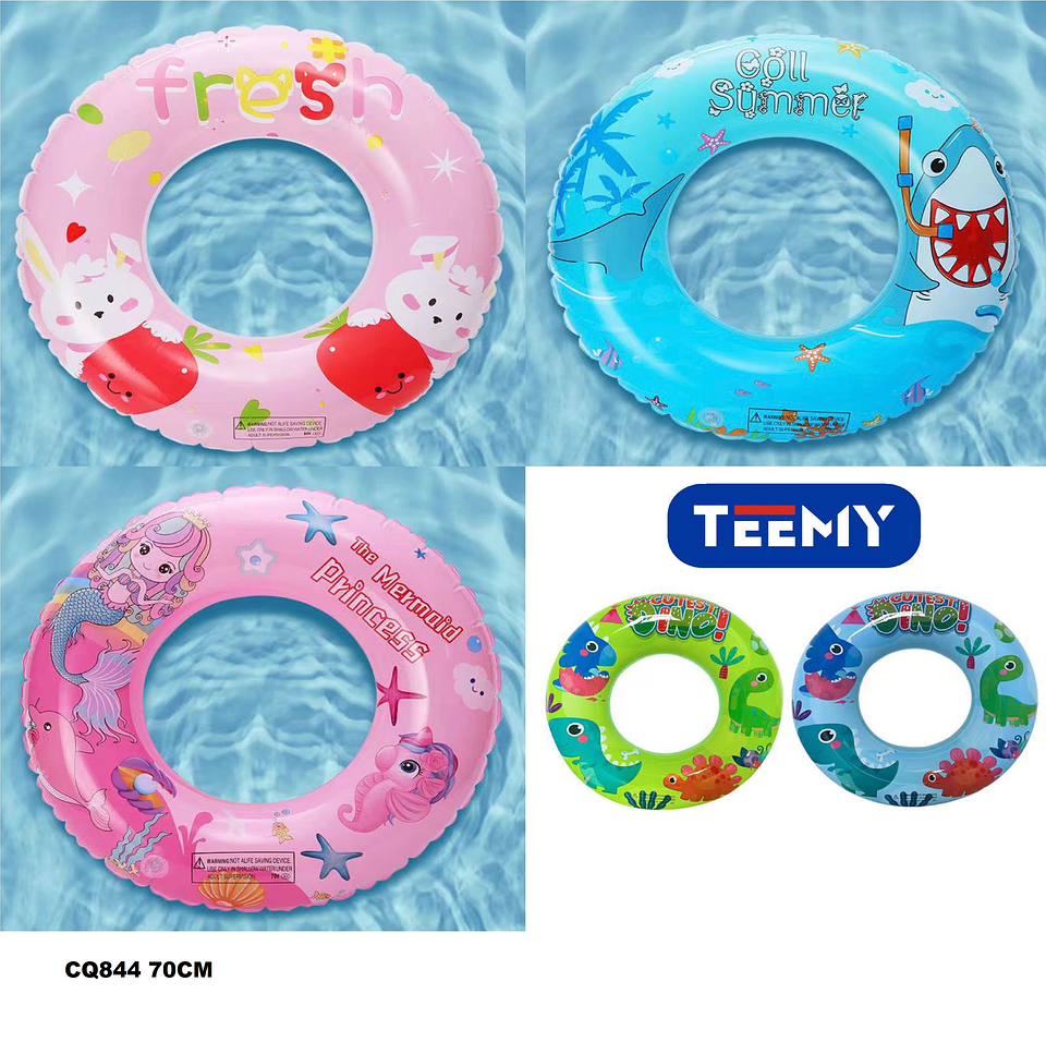 SALVAVIDAS 70 CM PAQUETE 6 PIEZAS  (CQ844) 1