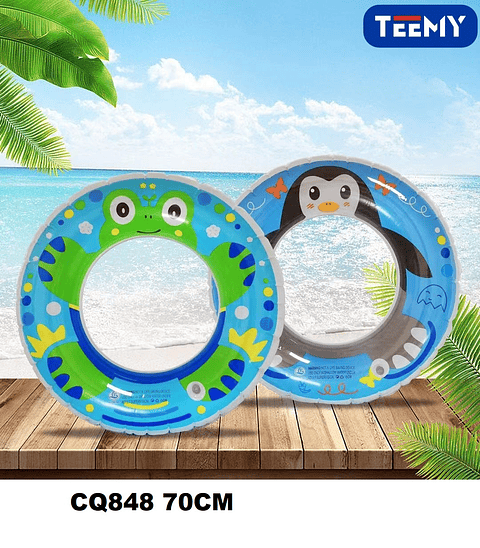 SALVAVIDAS 70 CM PAQUETE 6 PIEZAS  (CQ848)