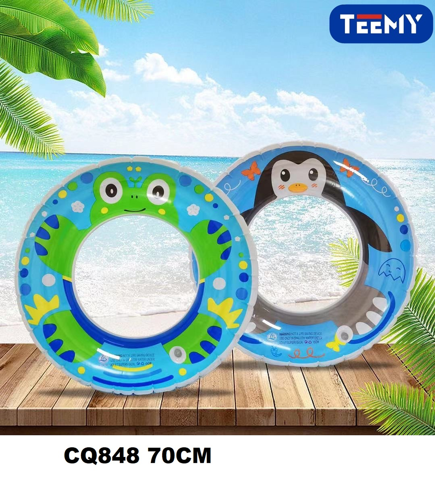 SALVAVIDAS 70 CM PAQUETE 6 PIEZAS  (CQ848) 1