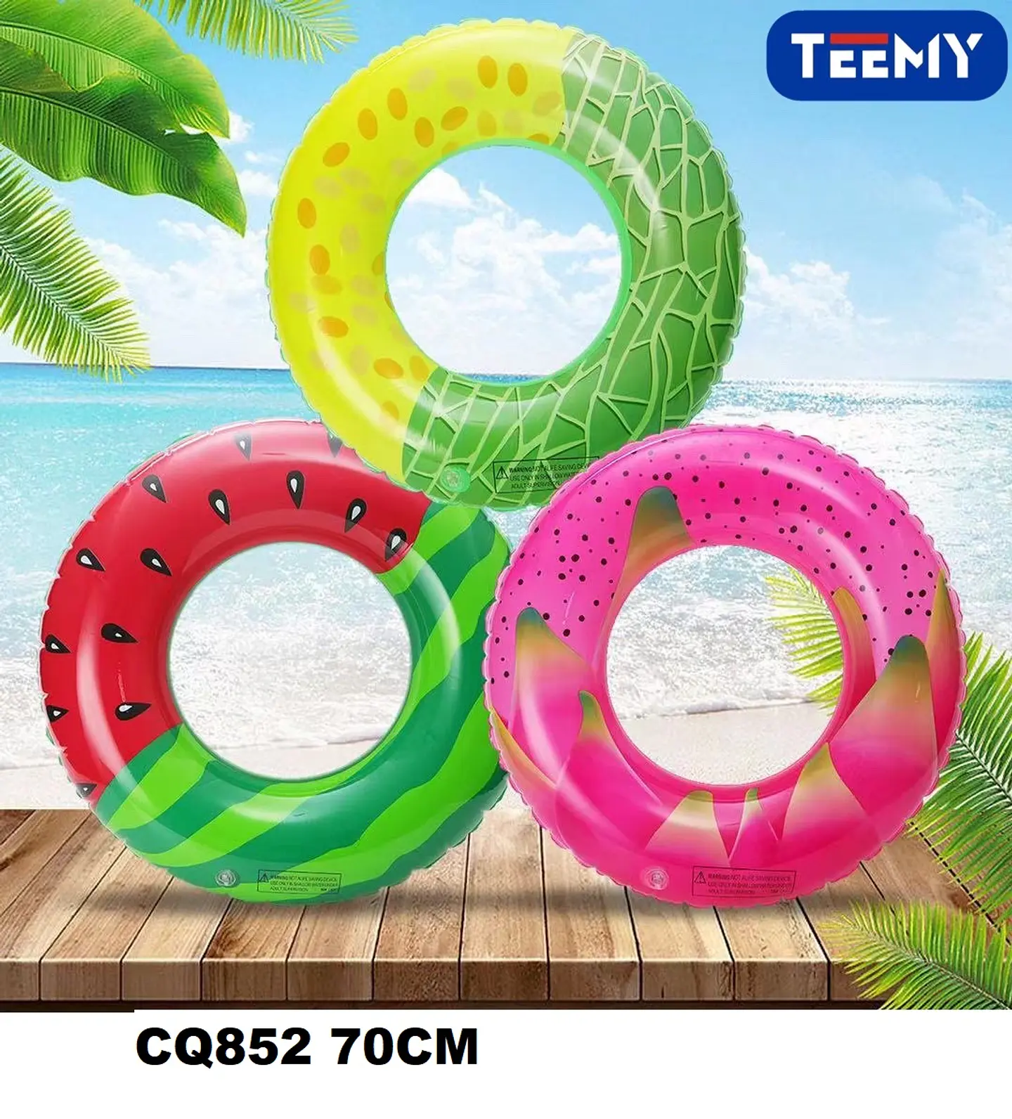 SALVAVIDAS 70 CM PAQUETE 6 PIEZAS  (CQ852) 1