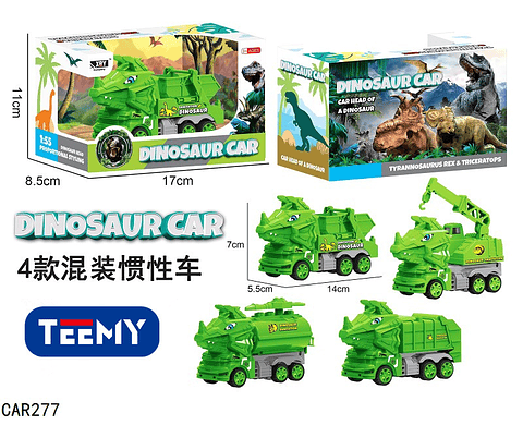 CARROS DINOSAURIOS  , PRECIO PUBLICADO ES AL POR MAYOR Y DEBEN SER 3 UNIDADES DEL MISMO  (CAR277)