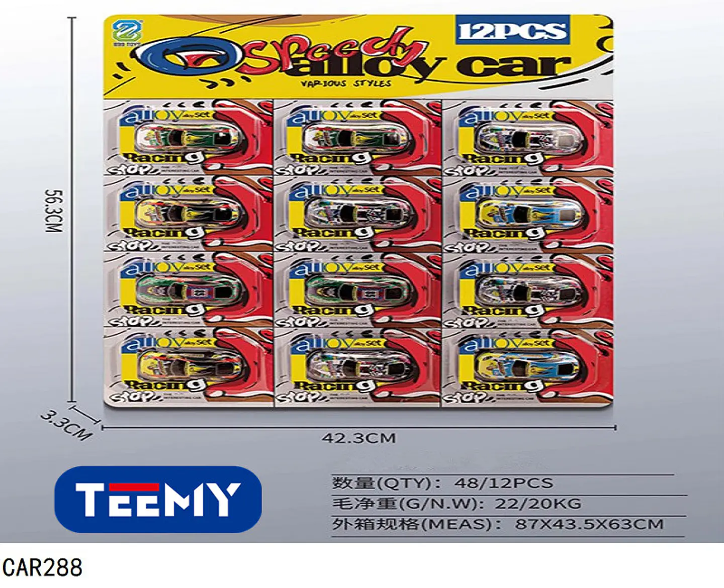 CARROS JUGUETE, 3 DEL MISMO POR MAYOR  (CAR288) 1