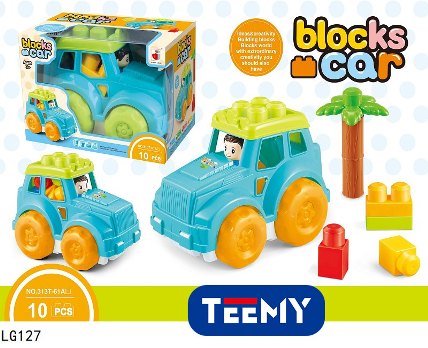 CARROS TIPO BLOQUE ARMABLE , PRECIO PUBLICADO ES AL POR MAYOR Y DEBEN SER 3 UNIDADES DEL MISMO  (LG127) 1