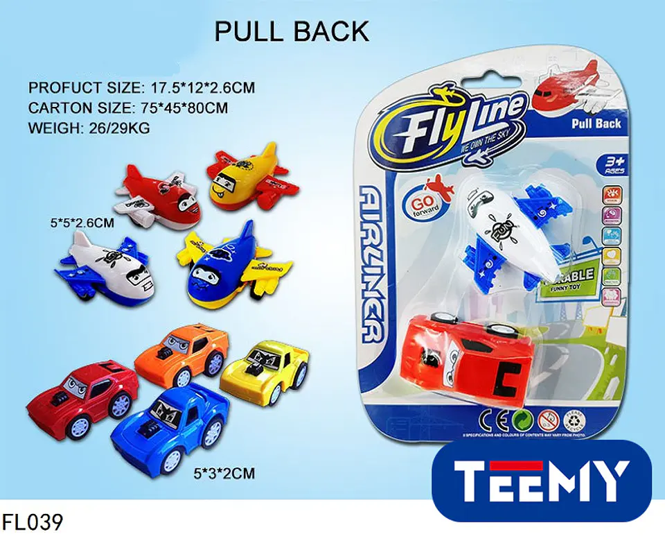 AVION CON CARROS , 3 DEL MISMO POR MAYOR  (FL039) 1