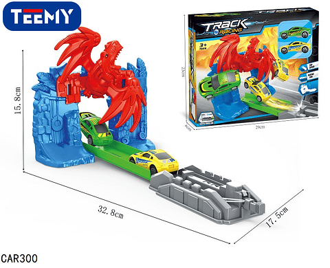 PISTA CON CARROS, PRECIO PUBLICADO ES AL POR MAYOR Y DEBEN SER 3 UNIDADES DEL MISMO  (CAR300)