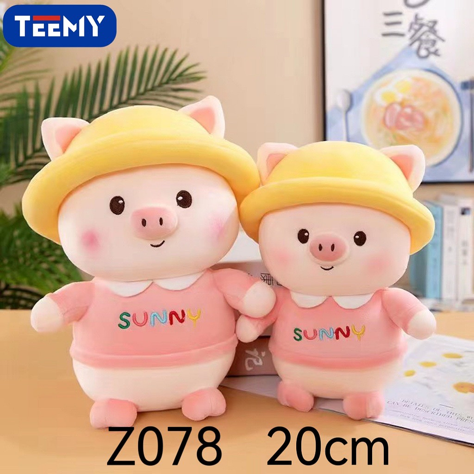 PELUCHE CHANCHO 20 CM , PRECIO PUBLICADO ES AL POR MAYOR Y DEBEN SER 3 UNIDADES DEL MISMO  (Z078) 1