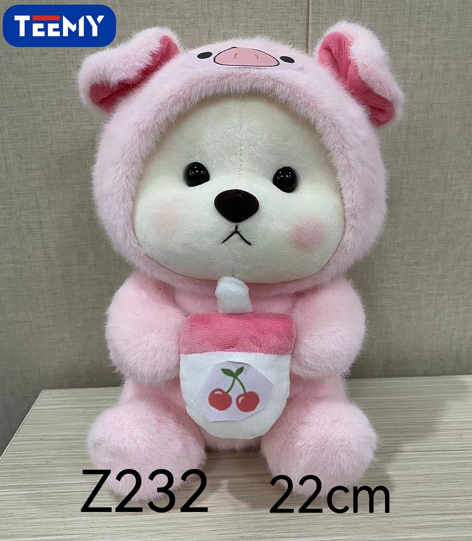 PELUCHE OSO 22 CM , PRECIO PUBLICADO ES AL POR MAYOR Y DEBEN SER 3 UNIDADES DEL MISMO  (Z232) 1