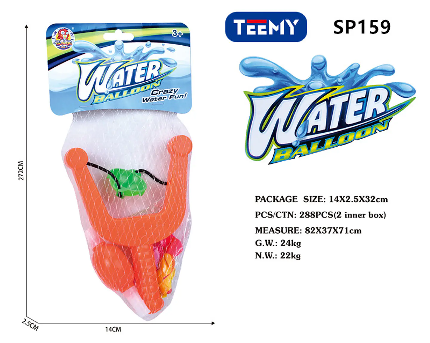 LANZADOR BOMBAS DE AGUA PAQUETE 6 PIEZAS (SP159) 1