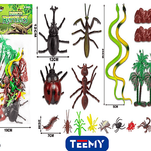 INSECTOS JUGUETE , PRECIO PUBLICADO ES AL POR MAYOR Y DEBEN SER 4 UNIDADES DEL MISMO 