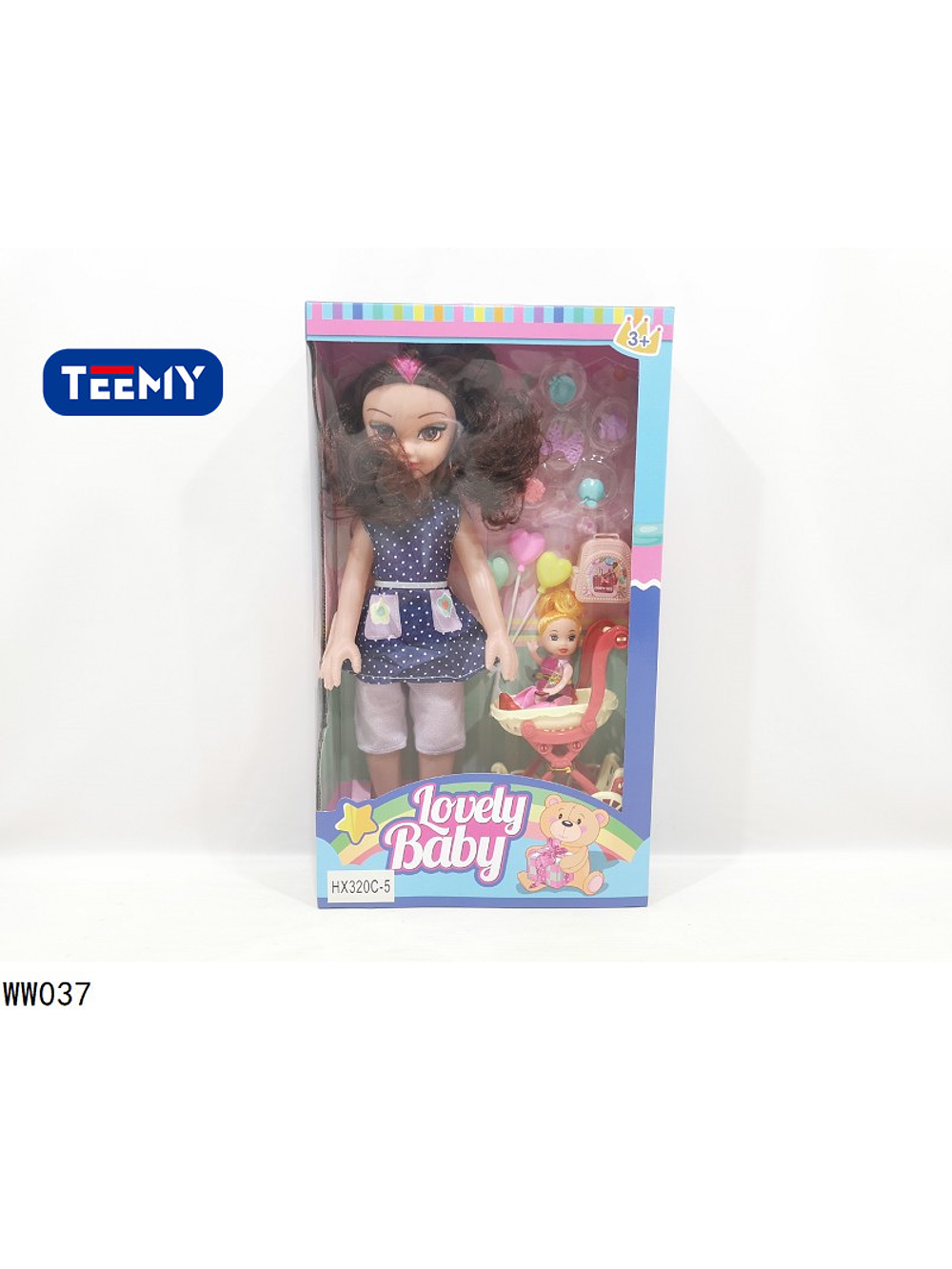 MUÑECA CON ACCESORIOS , PRECIO PUBLICADO ES AL POR MAYOR Y DEBEN SER 4 UNIDADES DEL MISMO 