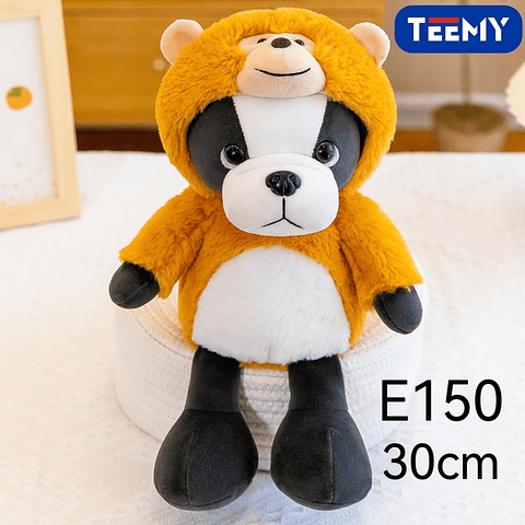 PELUCHE PERRO DISFRAZ  LEON 30 CM PRECIO PUBLICADO ES AL POR MAYOR Y DEBEN SER 3 UNIDADES DEL MISMO  (E150)