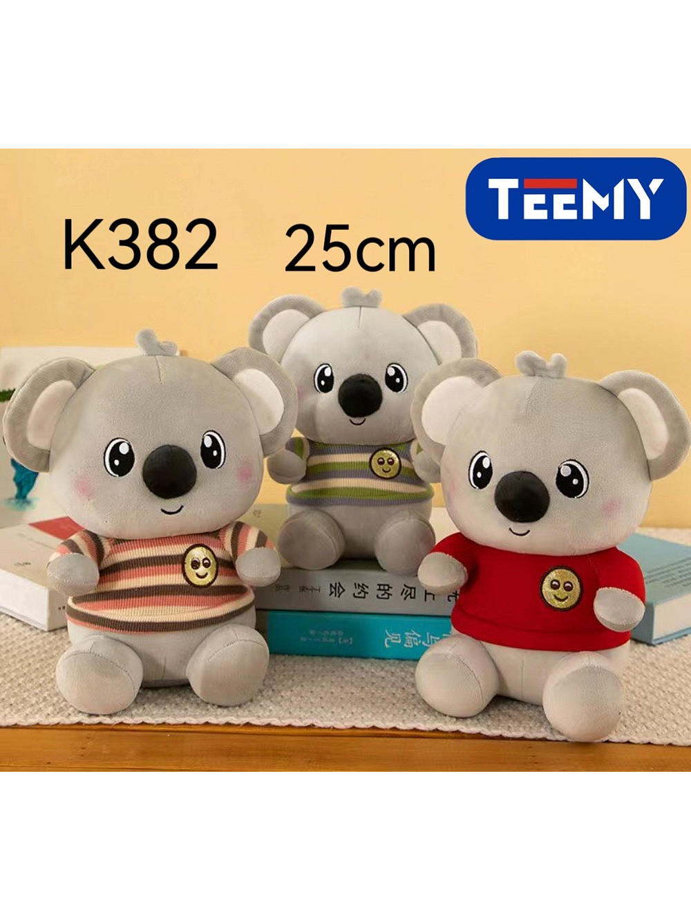 PELUCHE KOALA 25 CM, PRECIO PUBLICADO ES AL POR MAYOR Y DEBEN SER 4 UNIDADES DEL MISMO 