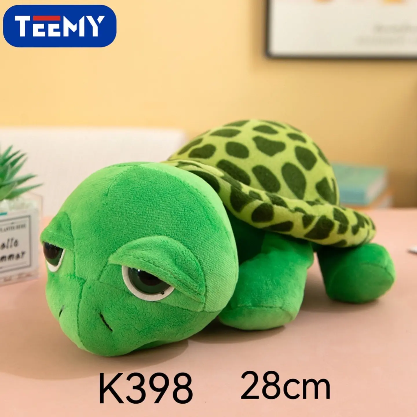 PELUCHE TORTUGA 28 CM , 3 DEL MISMO POR MAYOR  (K398) 1
