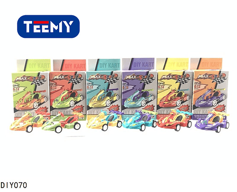 CARRO DE JUGUETE PAQUETE 12 PIEZAS (DIY070)