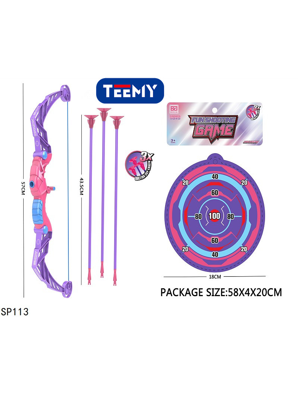 ARCO Y FLECHA CON ACCESORIOS  , PRECIO PUBLICADO ES AL POR MAYOR Y DEBEN SER 4 UNIDADES DEL MISMO 