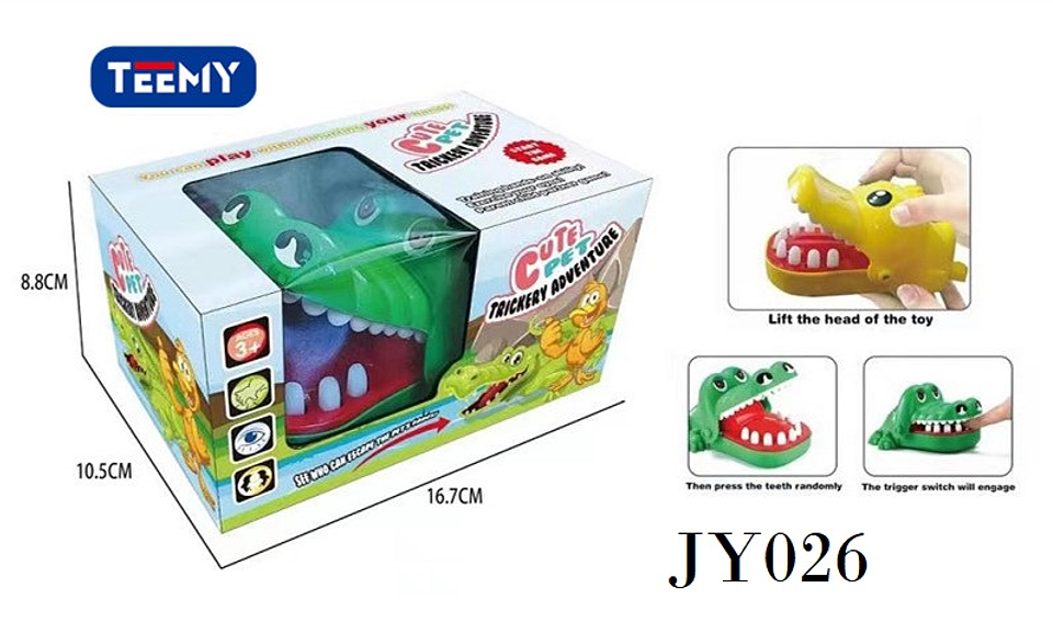 COCODRILLO MORDELON   , PRECIO PUBLICADO ES AL POR MAYOR Y DEBEN SER 3 UNIDADES DEL MISMO  (JY026) 1