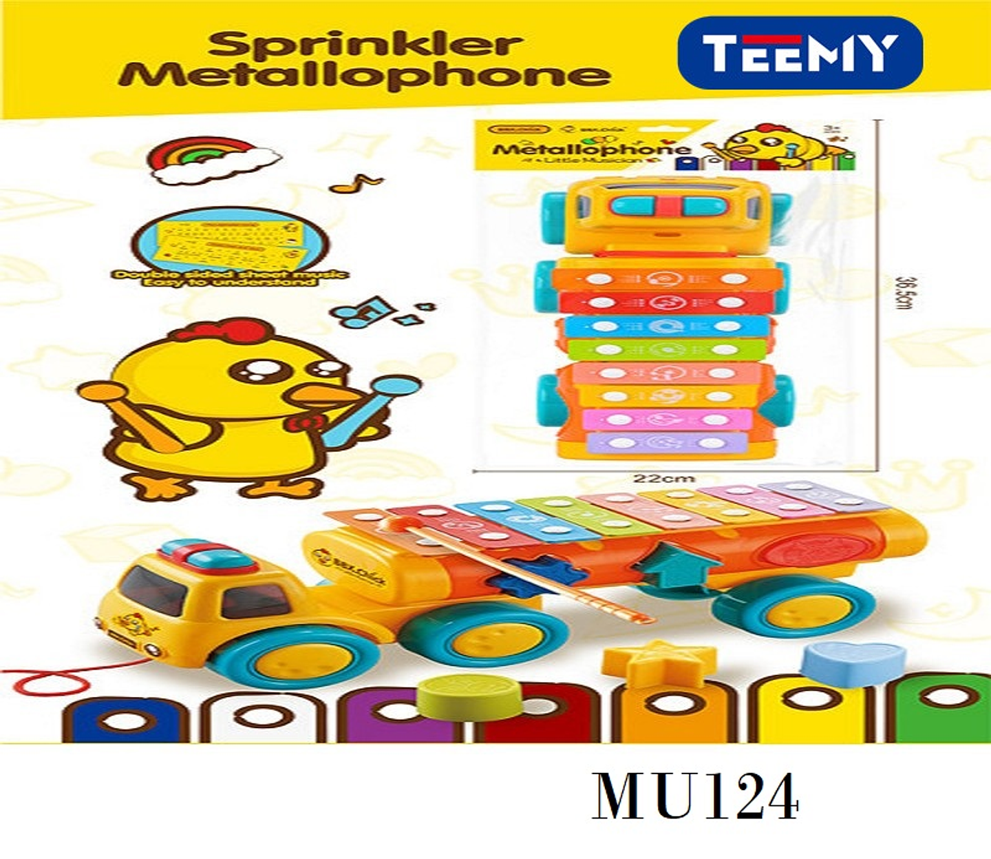 XILOFONO  , PRECIO PUBLICADO ES AL POR MAYOR Y DEBEN SER 3 UNIDADES DEL MISMO  (MU124) 1