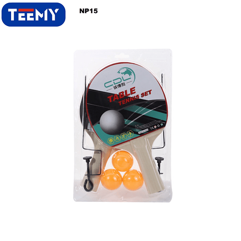 RAQUETA PING PONG CON PELOTAS , PRECIO PUBLICADO ES AL POR MAYOR Y DEBEN SER 3 UNIDADES DEL MISMO 