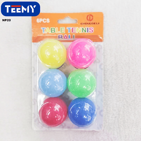 PELOTAS DE PING PONG PAQUETE 12 PCS